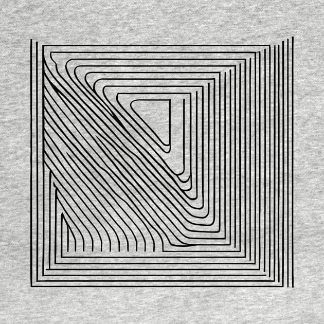 Not Perfect Visuals | Minimalist | NOptical Illusion | Triangle somewhere 1 by Jumitu-Art